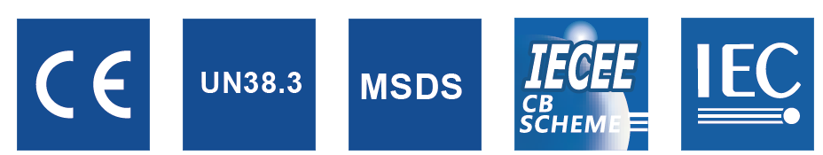 Over charge, Over discharge, Over current, Short circuit, Over temperature.